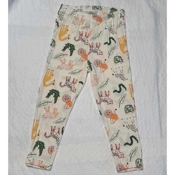 NWT Millie & Myles Baby Toddler Zoo Animals Soft Bamboo 2pc Pajamas Set Size 2T - Picture 8 of 8